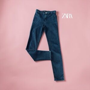 ZARA, Black Skinny Jeans Stretch Denim, Size 6